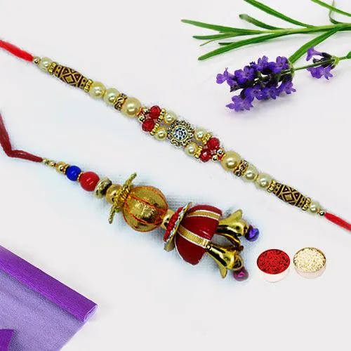 Set of Fancy Bhaiya Bhabhi Rakhi