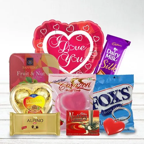 Order I Love You Chocolate Hamper Online