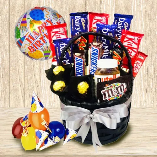 Tasty Chocolate Gift Basket for Boys and Girls