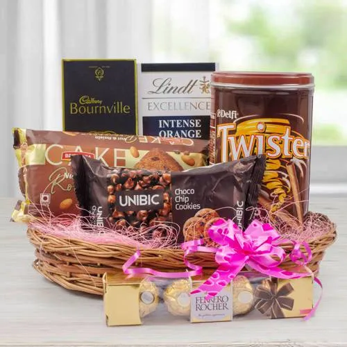 Marvelous Chocolate Basket Hamper