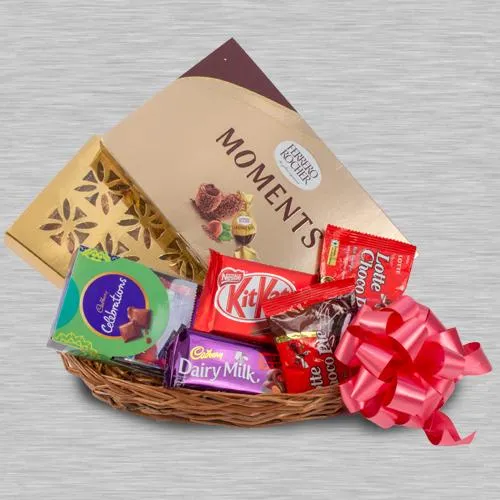 Special Chocolaty Gifts Basket for Kids