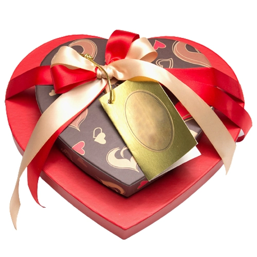 Indulgent Heart on Heart Chocolate Box