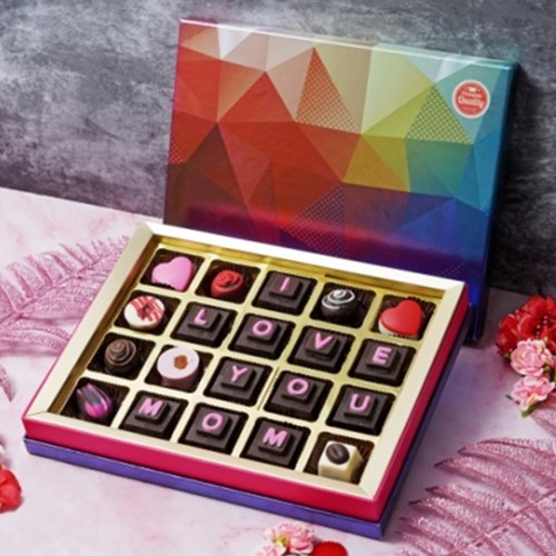 Blissful Box of I Love You Mom Chocolates