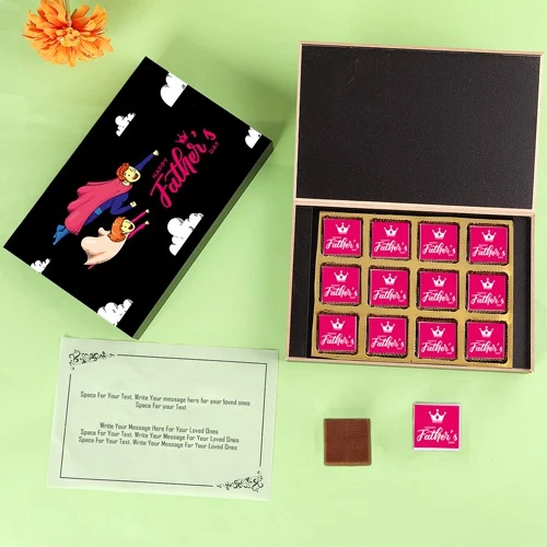 Lavish Personalized Chocolate Box for Dad