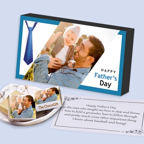 Irresistible Fathers Day Customized Chocolate Box