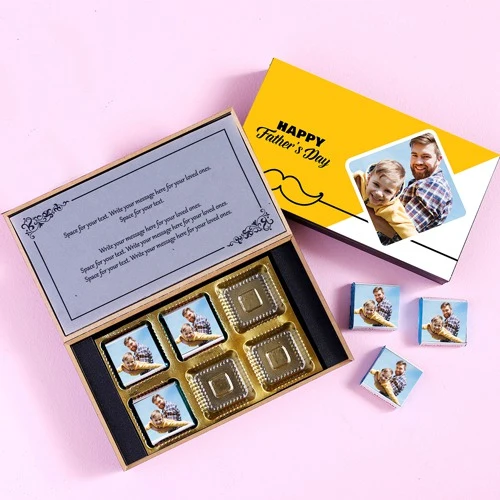 Enjoyable Personalized Chocolate Box for Dad