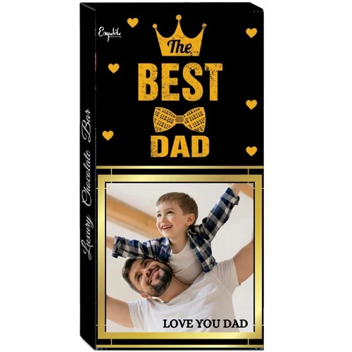 Best Dad Personalized Chocolate Gift