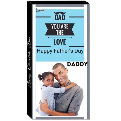 Fathers Day Special Custom Chocolate Bar