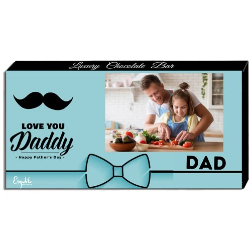 Enticing Fathers Day Chocolate with Personalization