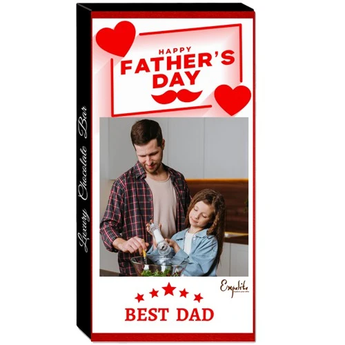 Delectable Personalized Best Dad Chocolate