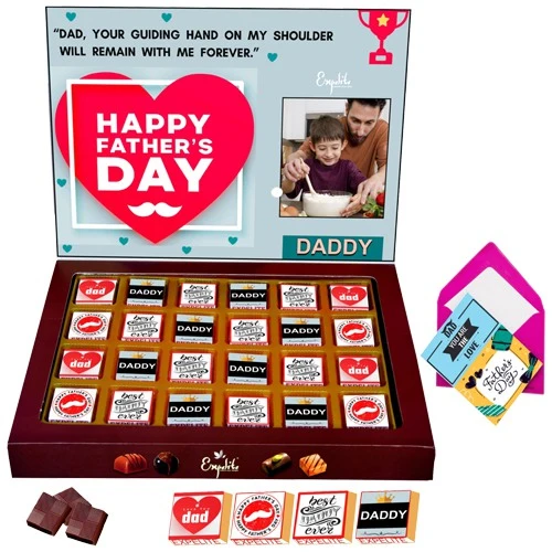 Ultimate Personalized Fathers day Chocolate Gift from Son
