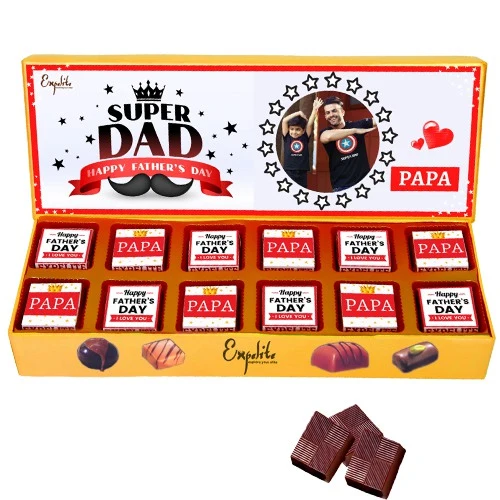 Classic Personalize Chocolaty Bites for Dad