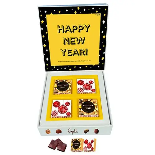 New Year Theme Festive Chocolates