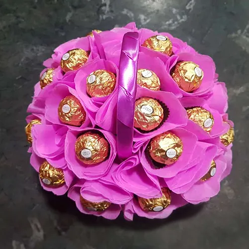 Order Chocolate Basket of Ferrero Rocher