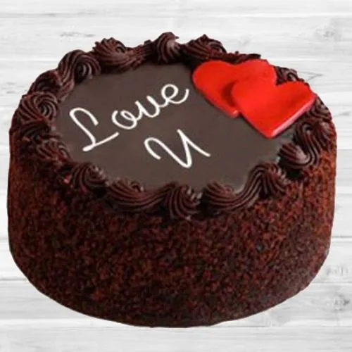 Angelic V-Day Special Chocolaty Mud Love Cake