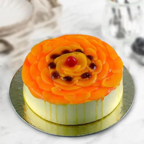 Delicious All Time Favourite Eggless Mango Delight Cake