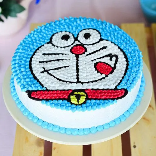 Delicious Doraemon Chocolate Cake for Kids