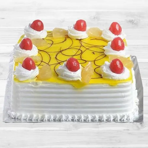Precious Eggless Pineapple Cake
