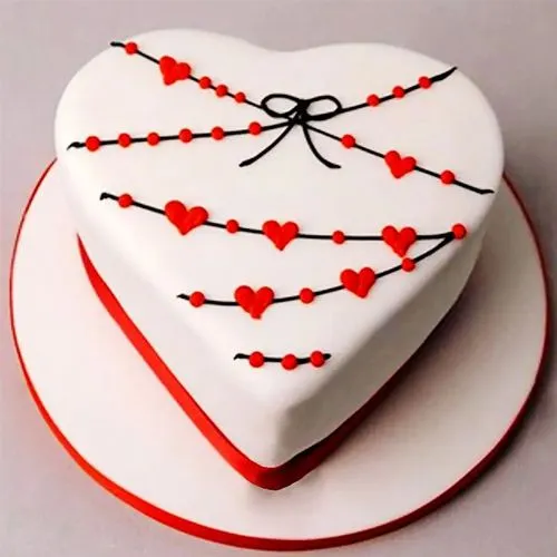 Send Fresh Heart Shape Strawberry Cake Online in India at Indiagift.in-hdcinema.vn