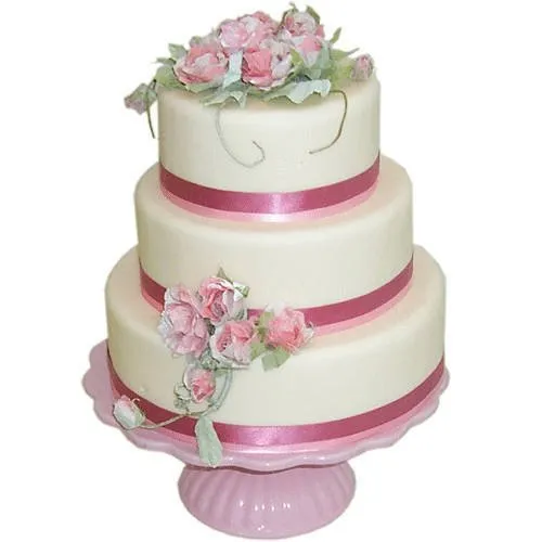 Send Three-Tier Weeding Cake