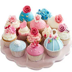 Online Order Cup Cake Assemblage