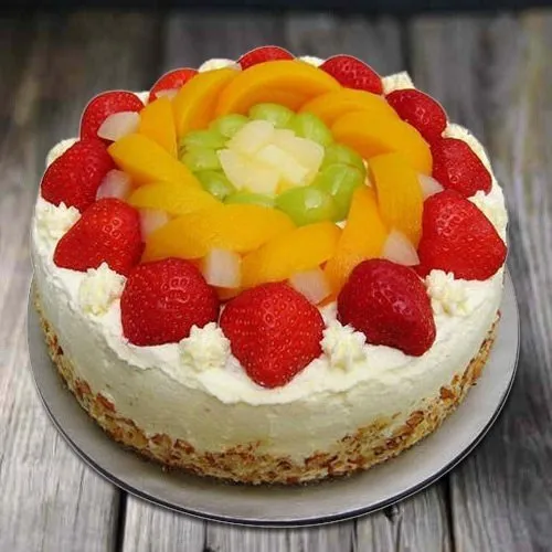 Gustos Gladness 1 Kg Egg-less Fresh Fruit Cake