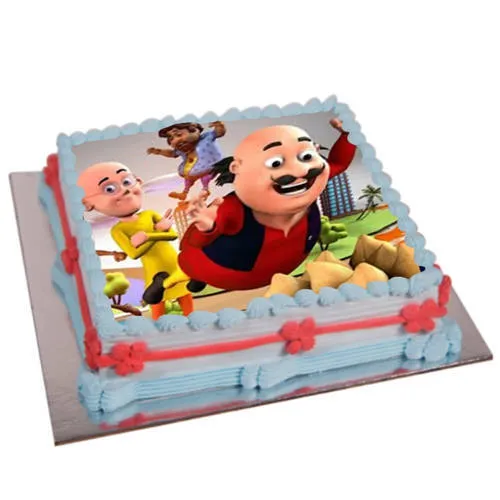 Deliver Kids Motu Patlu Photo Cake