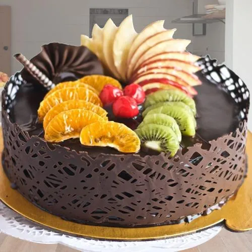 Marvelous Dark Chocochips Cake