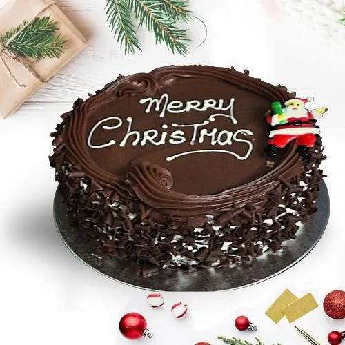 Exceptional Merry_Xmas Chocolate Cake