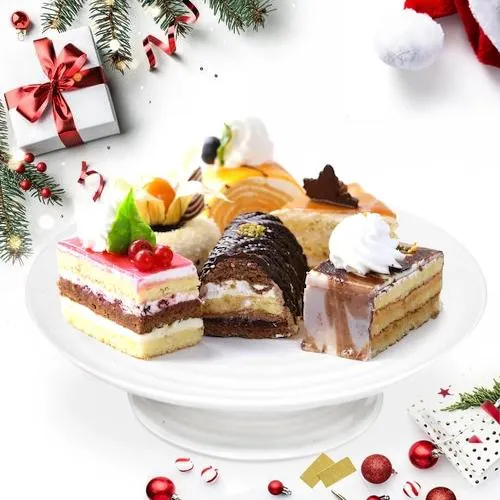 Delectable Assorted Pastries with Ferrero Rocher	