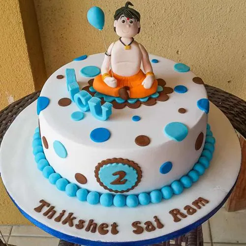 Fresh-Baked Chota Bheem Fondant Cake for Kids