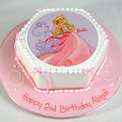 Sumptuous Barbie Photo Cake for Kids Party