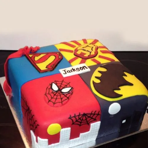 Irresistible Super Hero Cake for Birthday