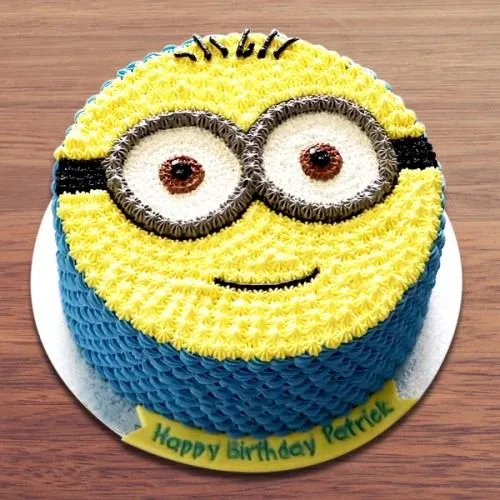 Marvelous Egg-less Minion Cake for Children