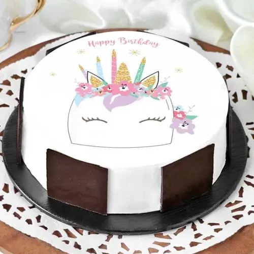 Glorious Unicorn Designed Cake for Birthday