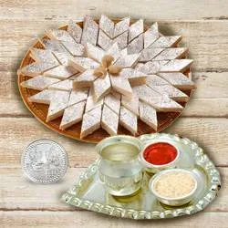 Haldiram Kaju Katli N Thali , Free Coin