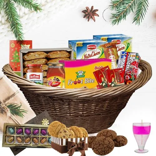 Party in a Basket Christmas Gift Hamper