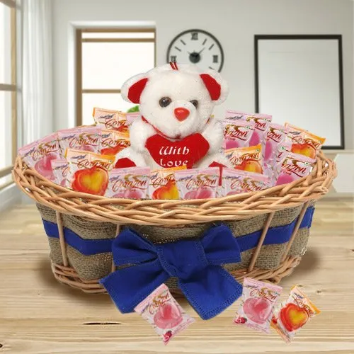 Charming Tower of Chocolates and Teddy