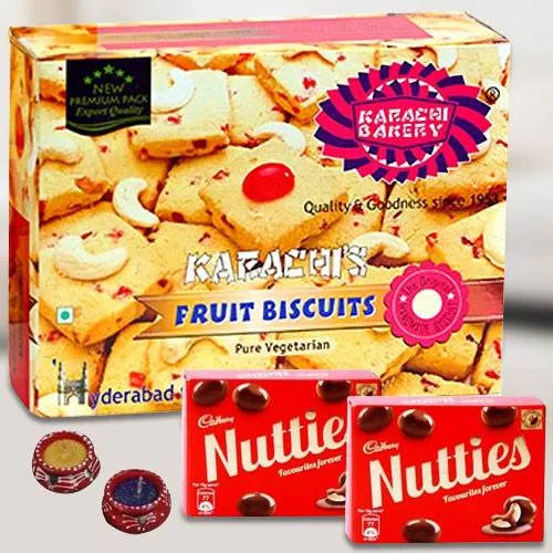 Tasty Fruit Biscuit with Nutties n Diya