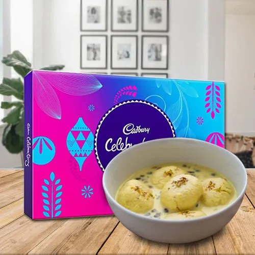 Branded Cadbury Chocolates with Tasty Ras Malai