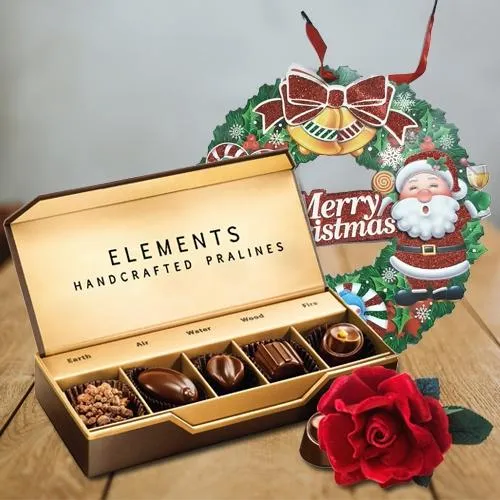 Wonderful ITC Elements Chocos with Velvet Rose N Wreath