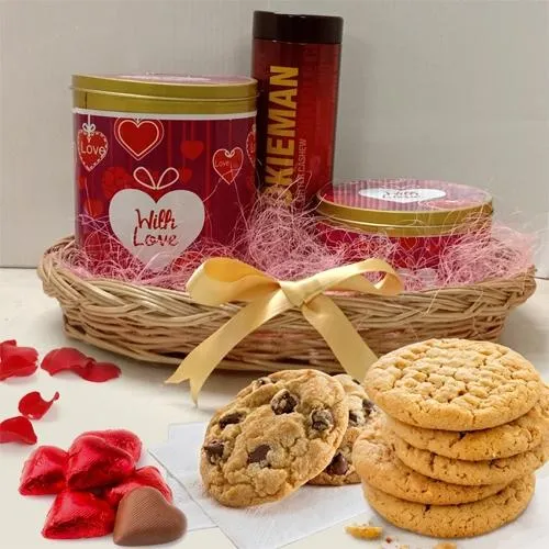 Marvelous Basket of Cookies N Chocolates