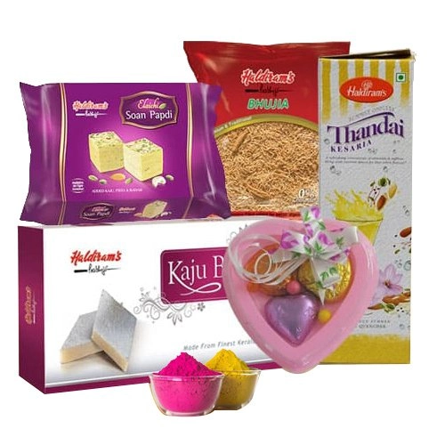 Delectable Haldirams Gift Hamper for Holi