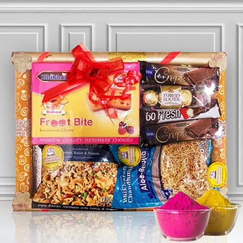 Amusing Sweet n Sour Fusion Gift for Holi