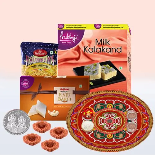 Yummy Sweets n Snacks from Haldiram with Divine Gifts