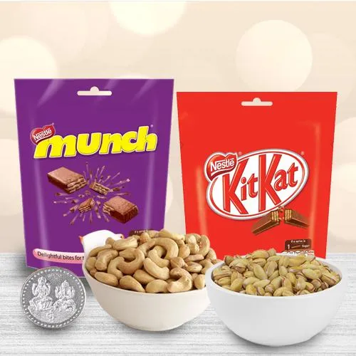 Crunchy Nestle Chocolate N Dry Fruits Treat for Diwali