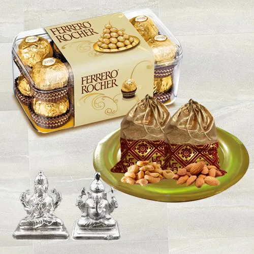 Sublime Diwali Treat of Ferrero Rocher with Dry Fruits Mix
