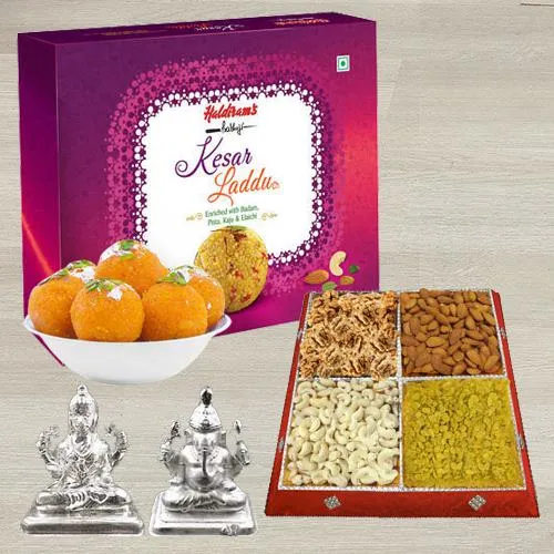 Sublime Haldiram Kesaria Laddo n Dry Fruits, Idol