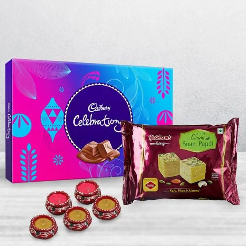 Grand Deepavali Gift of Haldiram Sweets n Cadbury Celebration