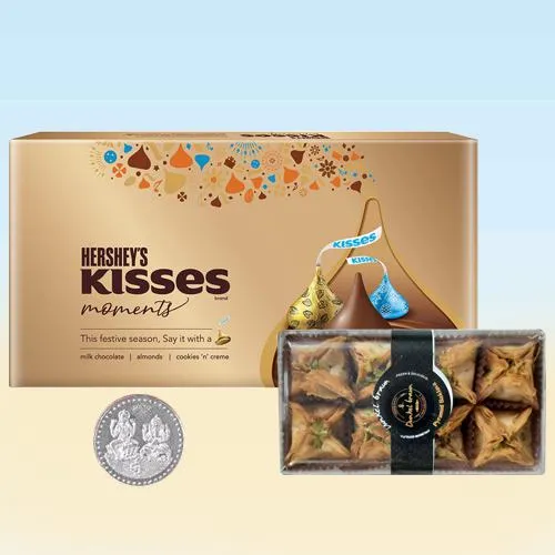 Finest Pyramid Baklawa with Hersheys Kisses Moments, Free Coin